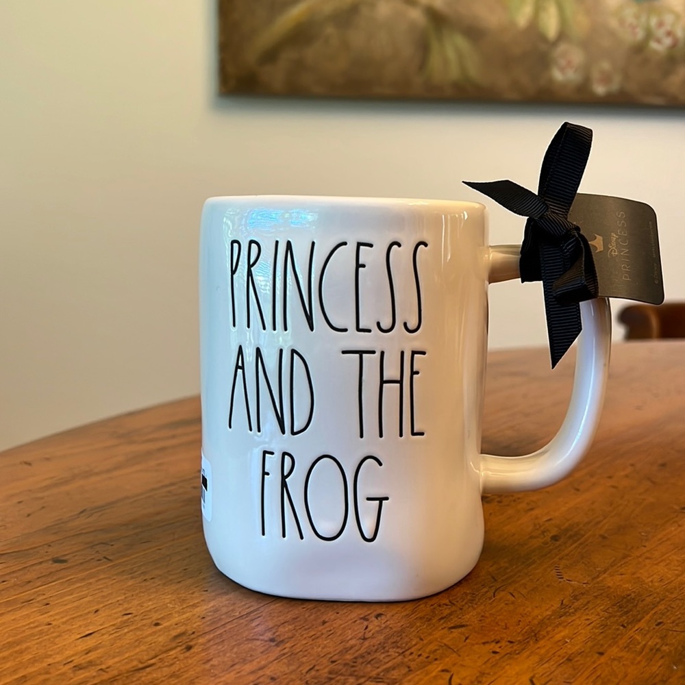 NWT Rae Dunn Princess and the Frog Coffee Tea Mug